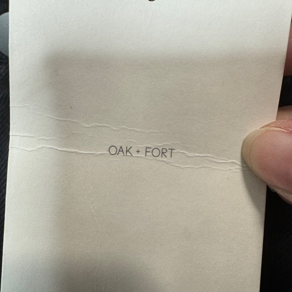 Oak + Fort High Waisted Paperbag Jeans Black - Picture 8 of 13